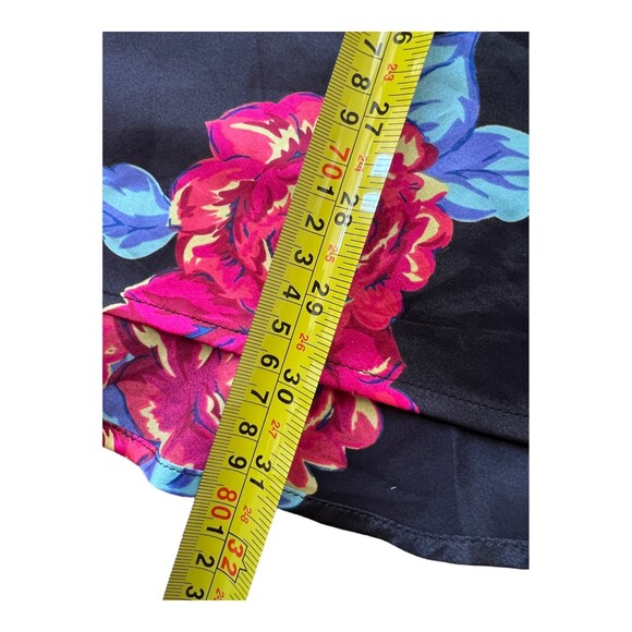 Victoria's Secret Negligee Slip‎ Lingerie Top Black Floral Satin Lace L - Picture 10 of 11